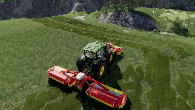 LS 19 Felsbrunn MP Projekt #025 Silage Ballen für die Kühe