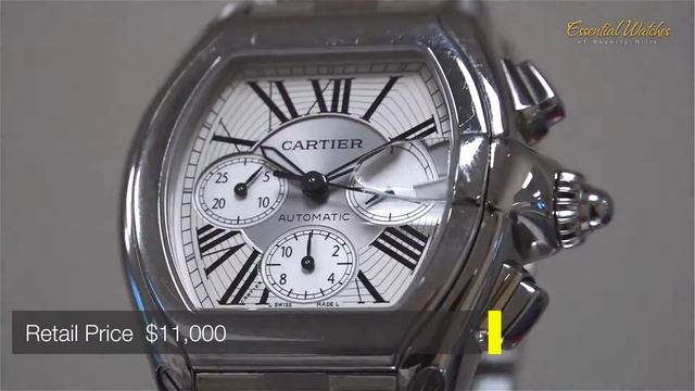 Roadster Chronograph in Steel - Steel on bracelet with Silver Dial Ref no. W62019X6