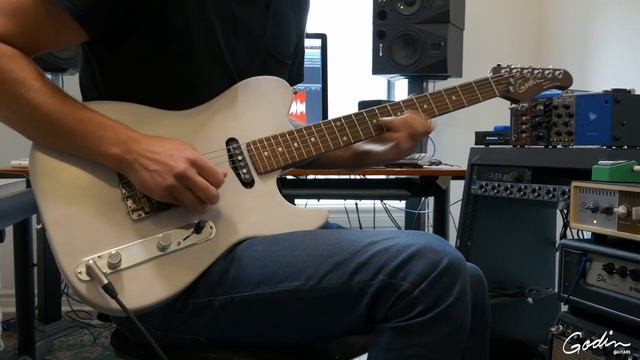 Godin Stadium HT Trans White (Studio Demo)