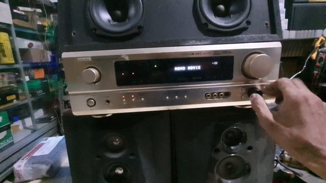 tes amplifier riciver home theater 5.1 DENON AVR-1604