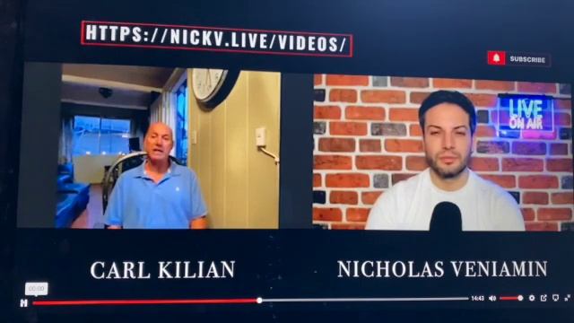 My interview with Nicholas Veniamin    SD 480p