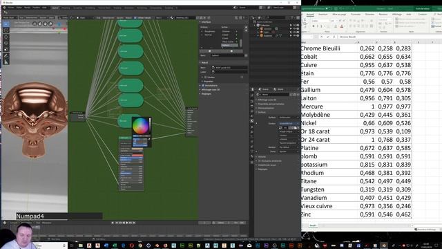 Tuto blender 2 8 en français pour débutant création de 25 shaders de métal