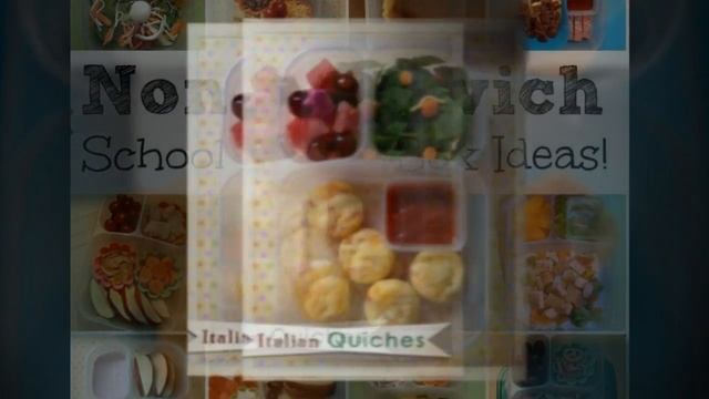Easy Lunchboxes: 20 non-sandwich lunch box ideas for school or work.