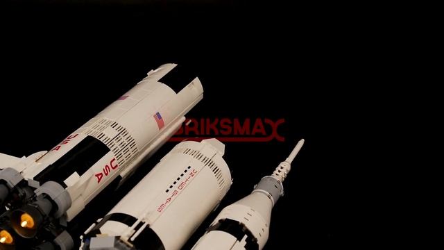 BriksMax Light Kit For Lego Ideas NASA Apollo Saturn V 21309