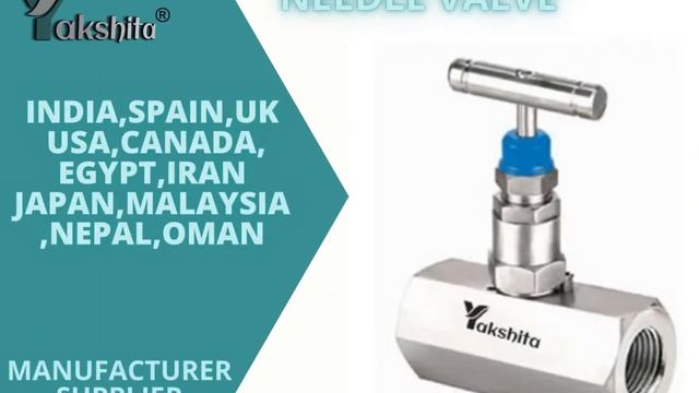 high pressure needle valve