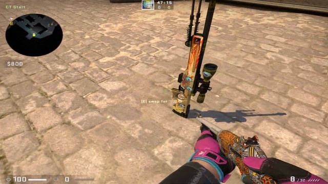 Mirage awp line up attempt "Quiet Zero" From Gundam Witch from Mercury Cosplay