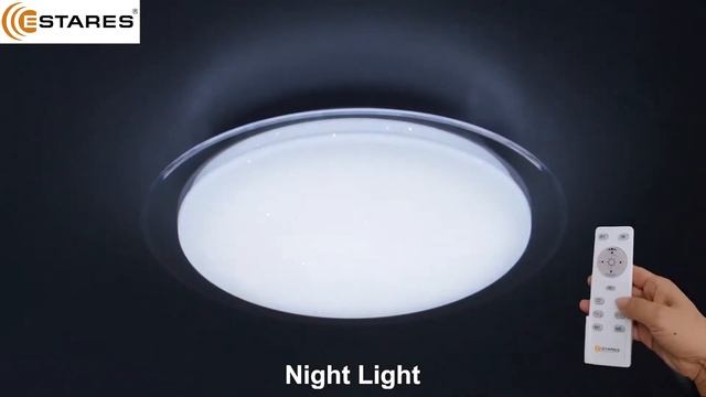 Video of SATURN 25W External Power Supply LED Ceiling Light