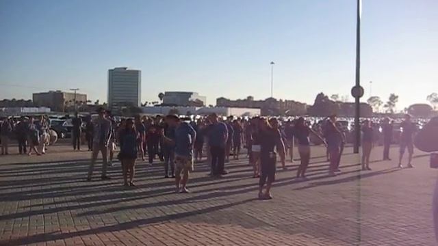 CALL ME MAYBE FLASHMOB AT THE ANGELS GAME with COSMOS