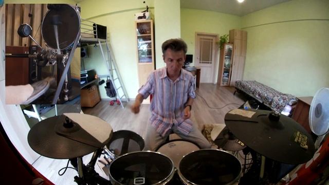 Electronic drums cover, live in apartment,Roland TD6,pad demo,midi controller,beginner beats,