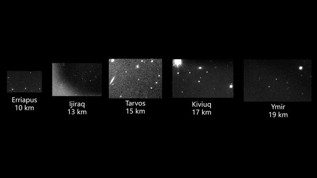 Moons of Saturn Size Comparison 2022