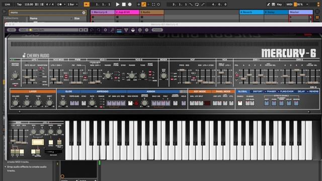 Cherry Audio Mercury-6 Presets Demo