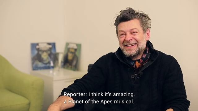 Andy Serkis on The Simpsons' 'Planet Of The Apes' musical