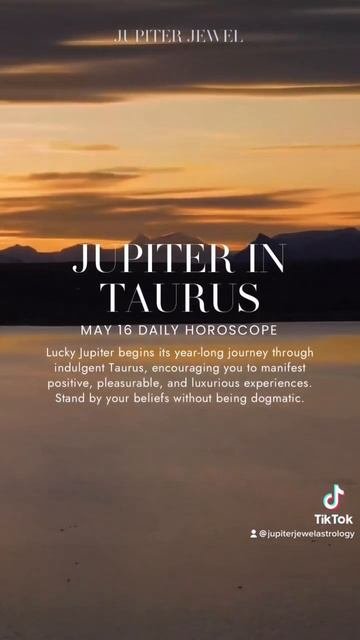 Jupiter Enters Taurus💰May 16 Daily Astrology Forecast✨