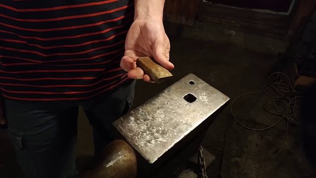 Нож из  подшипника с отжигом