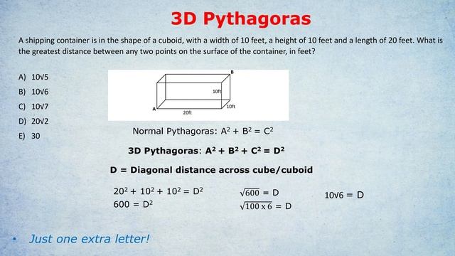 3D Pythagoras!