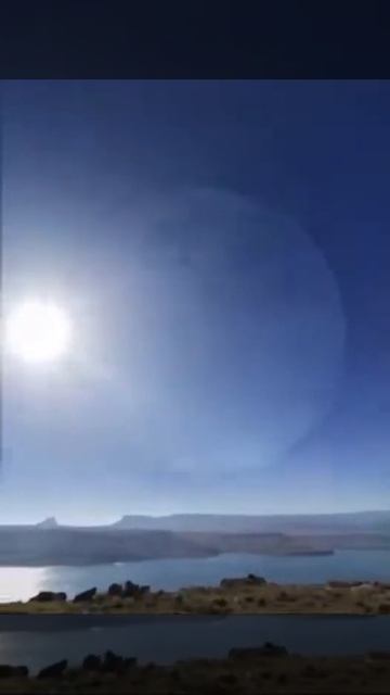 #eclipse Luna sobre el artico