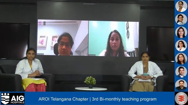 AROI Telangana Chapter | 3rd Bi-monthly teaching program | AIG Hospitals