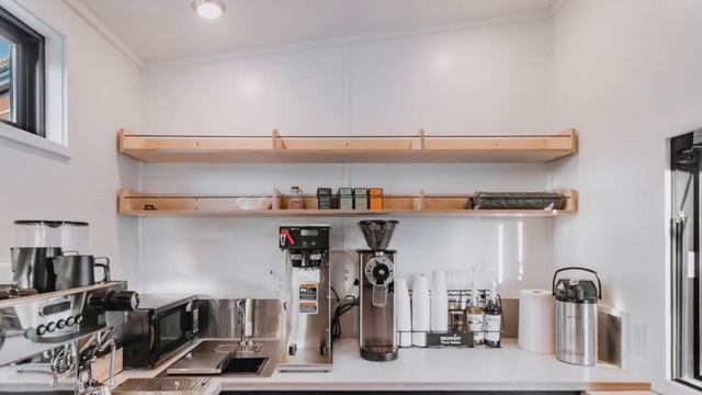 Amazing Beautiful Micro Mobile Coffee by MitchCraft Tiny Homes