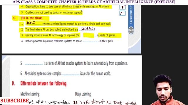 APS class 6 Computer | Chapter 10 | FIELDS OF ARTIFICIAL INTELLIGENCE  | IT PLANET | @nksclasses