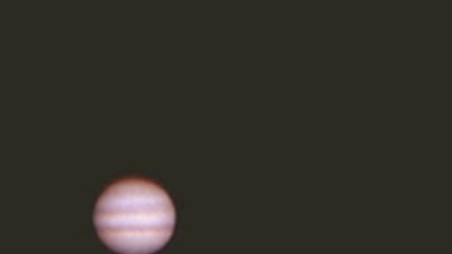 Jupiter planet at 01 May 2008 with webcam and telesope 001