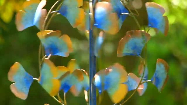 Gingko Leaves Wind Spinner (47M1731) From Evergreen Garden