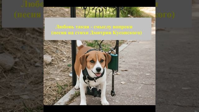 Любовь такая смыслу вопреки (песня на стихи Дмитрия Кусонского)