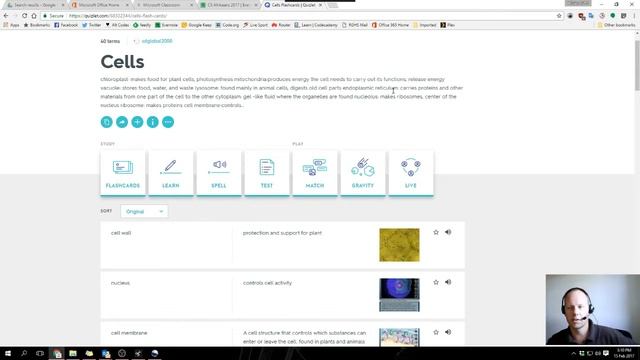 Quizlet - a great study tool for teachers.