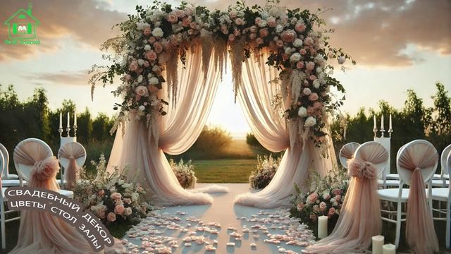Свадебный декор оформление стола и зала цветами и композициями 💐👰🏻💘 выпуск (4)