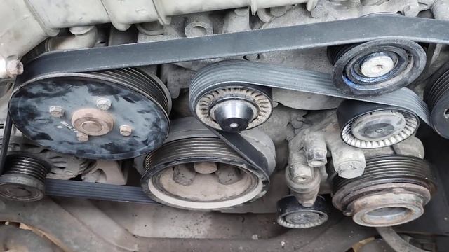 Ремень генератора в обход компрессора кондиционера