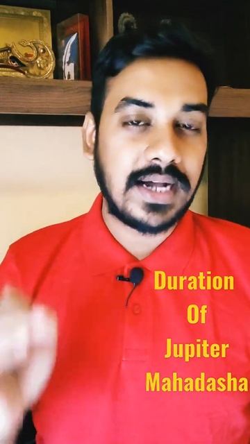 Duration of Jupiter Mahadasha in Astrology #astrology #jupiter #shorts #viral