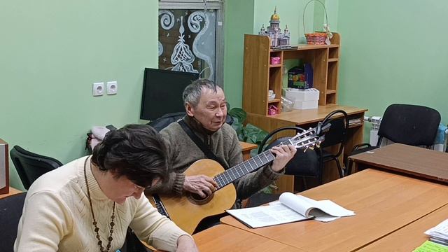 Заседание Клуба Самодеятельной Песни Мельница. Протвино. Библиотека. 03.02.2025 3