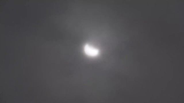 Solar Eclipse March 2015 From Under The Storm Clouds