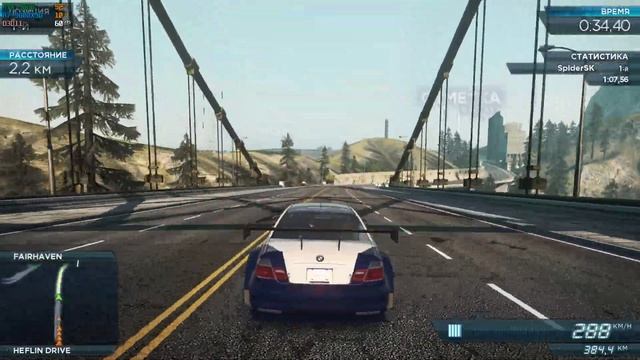 Need for Speed: Most Wanted ➤ BMW M3 GTR Gameplay [RTX 3080 2K60FPS]