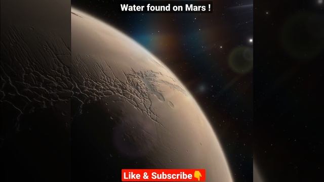 Water Found On Mars | Mangal Par Mila Paani #mars #Shorts #facts