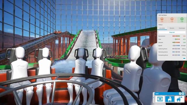Planet Coaster - Water Rapids Ride Built Inside a Giant Cube!