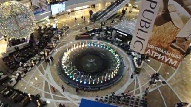 Фонтан в Афимолле Москва-Сити