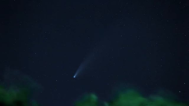 timelapse Cometa C/2020 F3 NEOWISE 20 de Julio del 2020