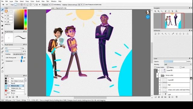 Speedpaint: Spies in Disguise - Walter Beckett and Lance Sterling