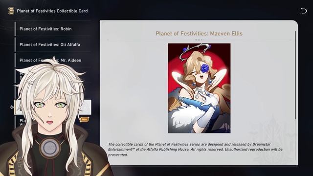 Reading Honkai Star Rail - Planet of Festivities Collectible Card Part 2