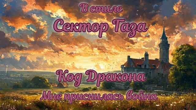 В стиле Сектор Газа - Мне приснилась война (Ai Cover Код Дракона)