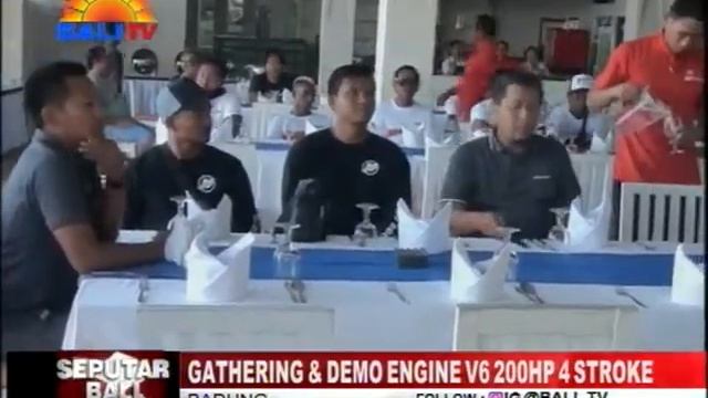 GATHERING & DEMO ENGINE V6 200HP 4 STROKE
