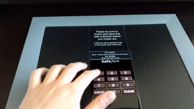 Horribly Unsecure Hotel Safe