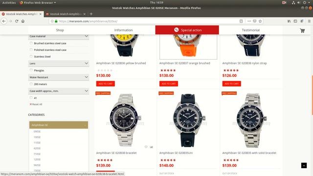 Seven Fresh New Vostok 020 Models - Available now at Meranom.com