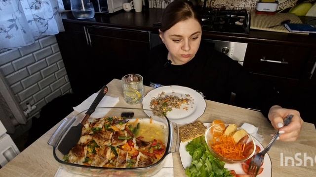 мукбанг с тетей Юлей#вкуснаяеда#худеем