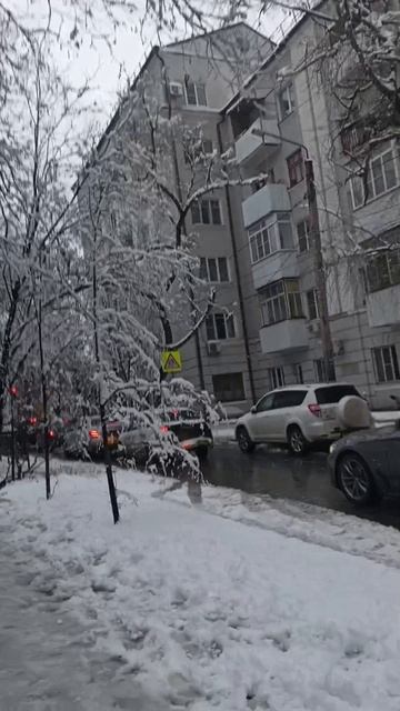 зима ❄️ пришла в Ростов-на-Дону (2 часть)
Иду со школы 
прошлое - еду в школу