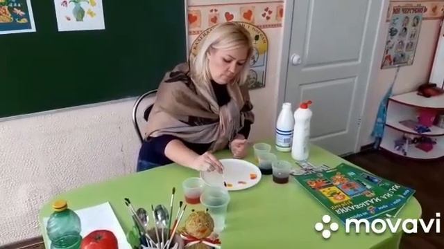 Нетрадиційна техніка малювання на молоці