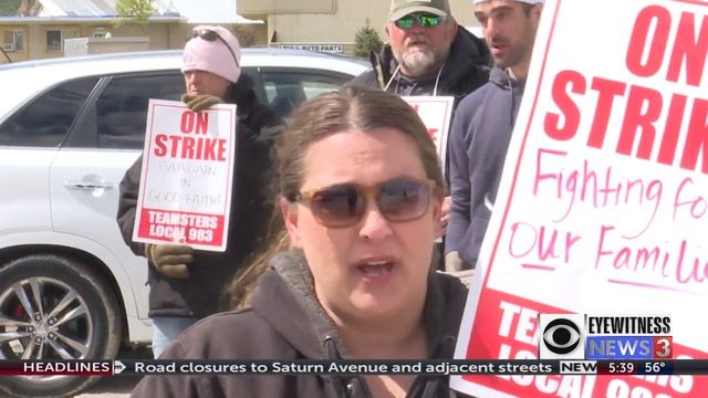 Cement workers strike in Pocatello