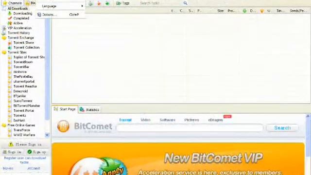 شرح برنامج  BitComet 1.29