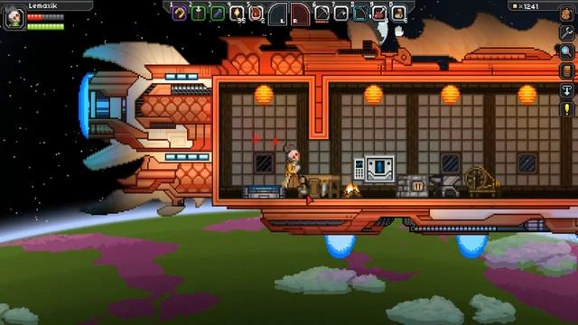 Starbound - Спасаем NPC и уничтожаем НЛО (часть #5)