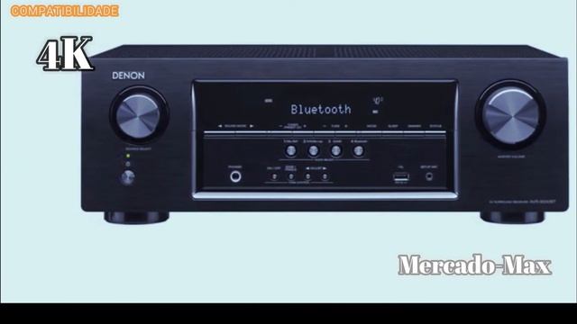 RECEIVER DENON AVR S530 BT COMPATIBILIDADE 4K SUCESSOR DO AVR S510